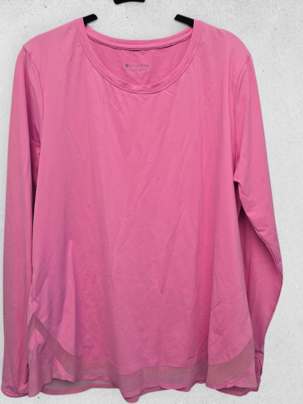 Athleta Sunlover UPF Long Sleeve Top Pink XL